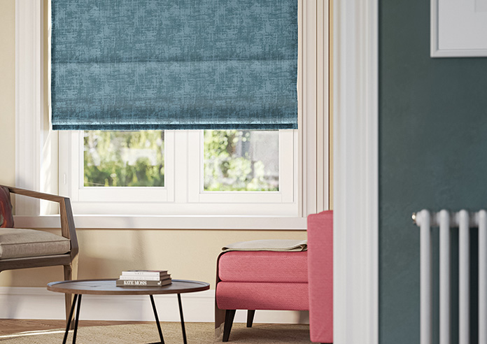 Lapidary, Lapis Lazuli - Motorised Roman Blind - Image 5